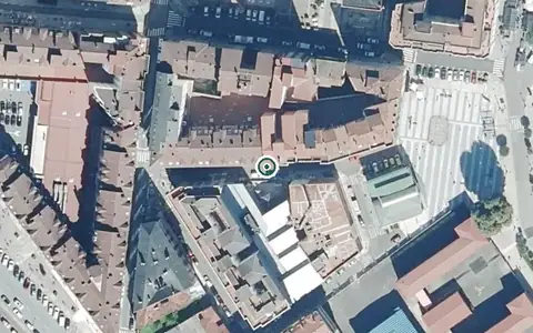 Vista aérea de la ubicación de Centro de Día La Felguera