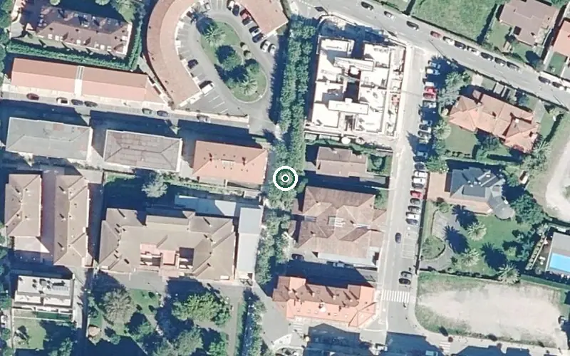 Vista aérea de la ubicación de Centro de Día Faustino Sobrino