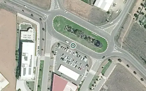 Vista aérea de la ubicación de Unidad de Estancias Diurnas los Ángeles del Páramo