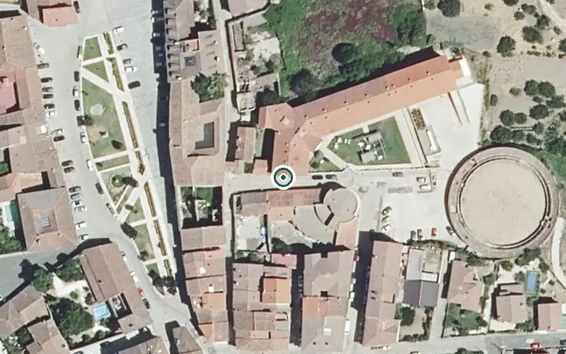 Vista aérea de la ubicación de Residencia de Personas Mayores San Andrés