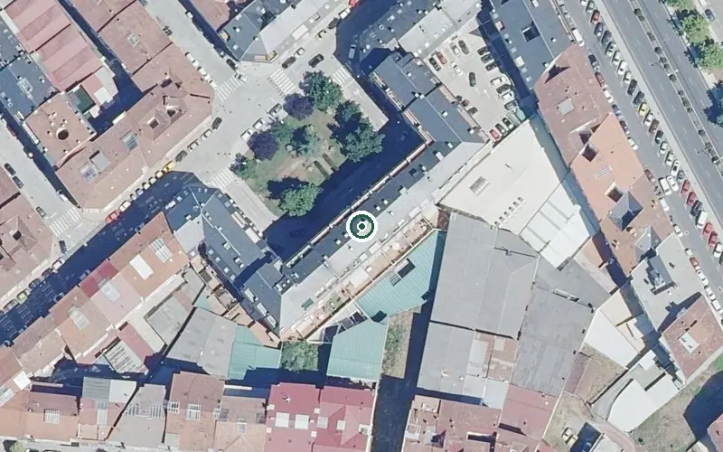 Vista aérea de la ubicación de Centro de Día de Alzheimer de Ourense