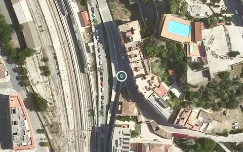 Vista aérea de la ubicación de Residència Diocesana d'Ancians Sant Miquel Arcàngel