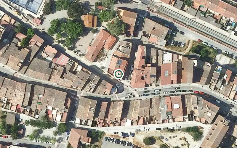 Vista aérea de la ubicación de Centre de dia per a la gent gran de Masquefa