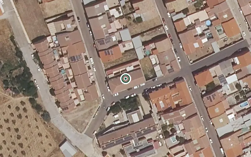 Vista aérea de la ubicación de Residencia de Cabeza del Buey