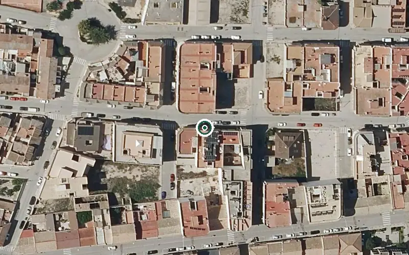 Vista aérea de la ubicación de Residencia para Personas Mayores Dependientes Mediterraneo
