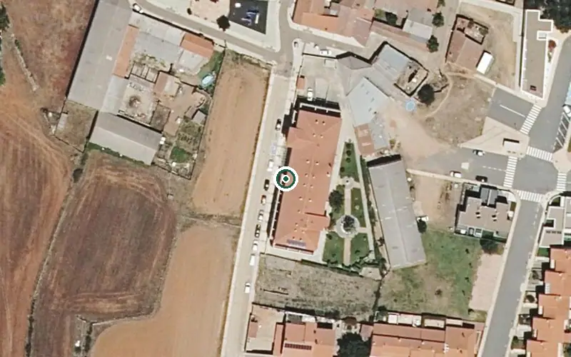 Vista aérea de la ubicación de Residencia Nuevo Siglo