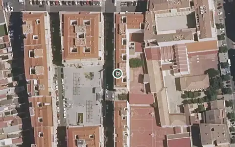 Vista aérea de la ubicación de Centro de Día Royre