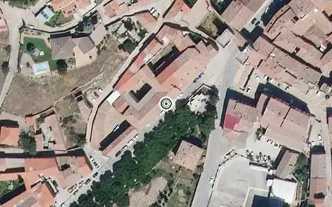 Vista aérea de la ubicación de Residencia de Ancianos Santa Ana