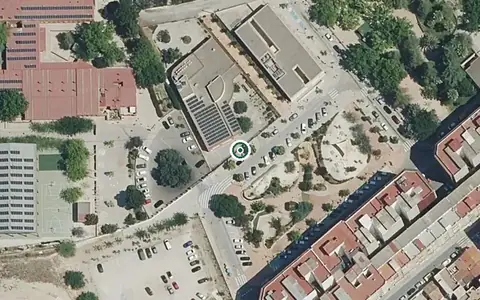 Vista aérea de la ubicación de Centro de Día para Personas Mayores Dependientes Caixa-ontinyent
