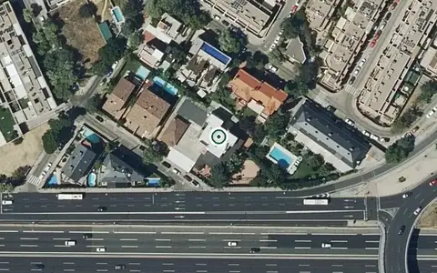 Vista aérea de la ubicación de Residencia La Santina