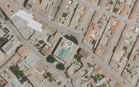 Vista aérea de la ubicación de Centro de Día Municipal