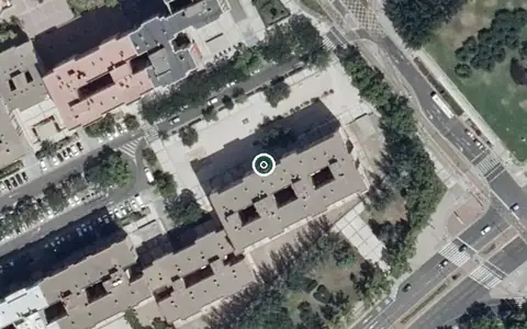 Vista aérea de la ubicación de Residencia Juanita