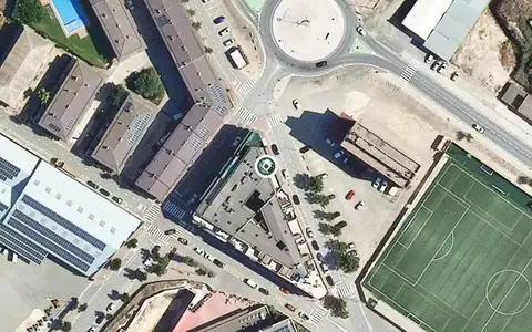 Vista aérea de la ubicación de Residencial Sant Sebastià