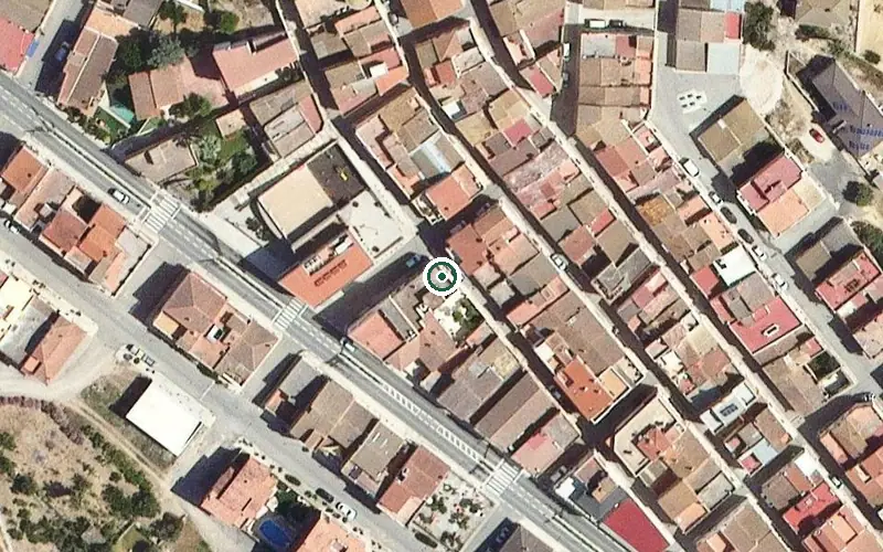 Vista aérea de la ubicación de Centre de dia per a persones grans de Masdenverge