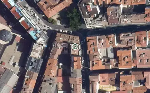 Vista aérea de la ubicación de Centro de Día Valle Olid