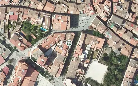 Vista aérea de la ubicación de Residència la Vil·la