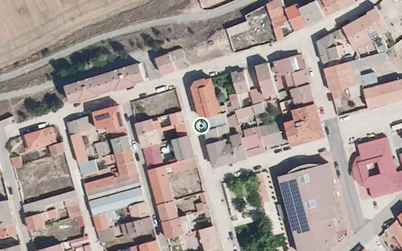 Vista aérea de la ubicación de Residencia de Monreal del Campo