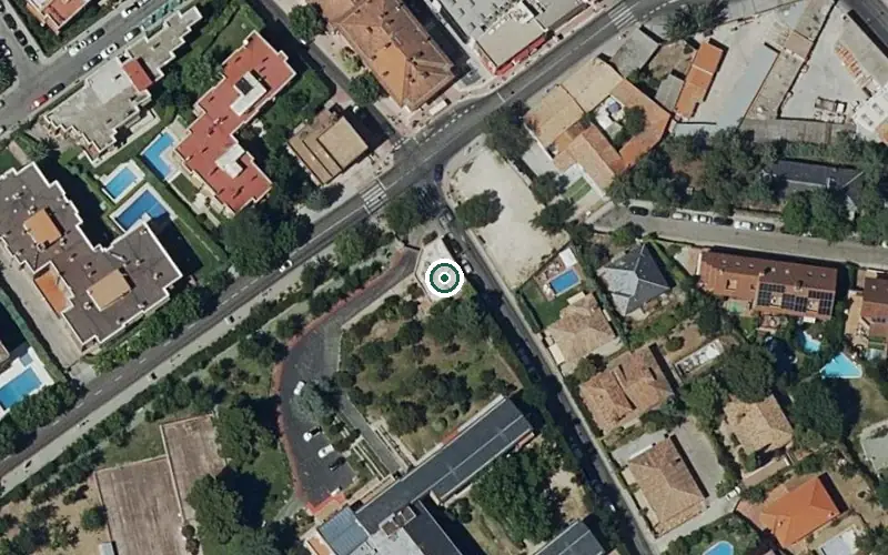 Vista aérea de la ubicación de Residencia La Atalaya