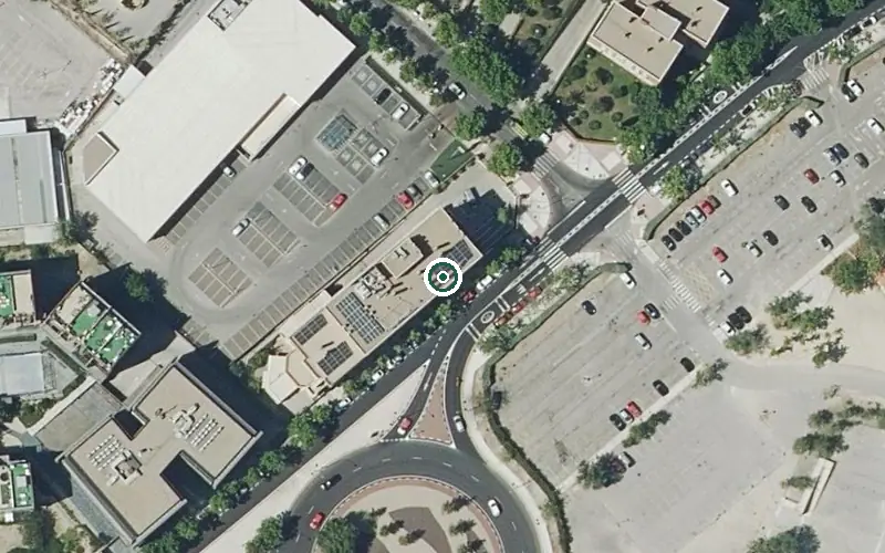 Vista aérea de la ubicación de Residencia Ballesol Alcobendas