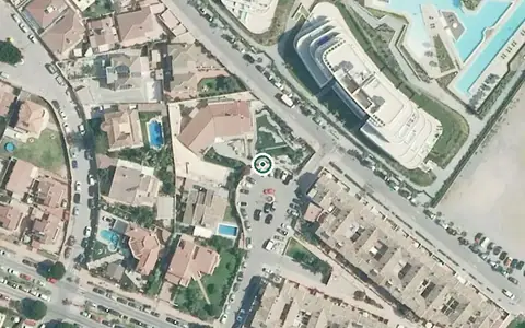 Vista aérea de la ubicación de Residencia Geriátrica Brisa del Mar