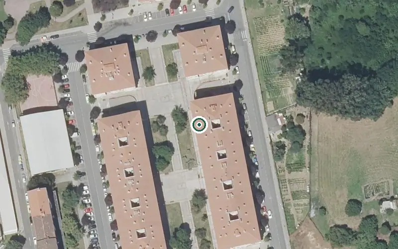 Vista aérea de la ubicación de Residencia San Miguel Egoitza