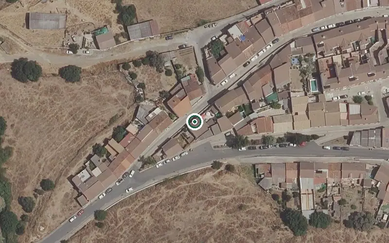 Vista aérea de la ubicación de Residencia de Mayores Don Manuel Cirilo Arroyo Arrayás