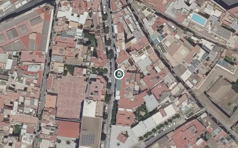Vista aérea de la ubicación de Centro de Día para Mayores Santa Catalina