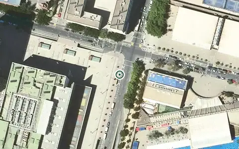 Vista aérea de la ubicación de Residència Nin