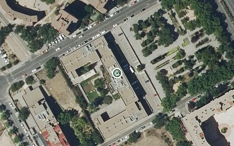 Vista aérea de la ubicación de Residencia Amavir Ciudad Lineal (Plan Velocidad)