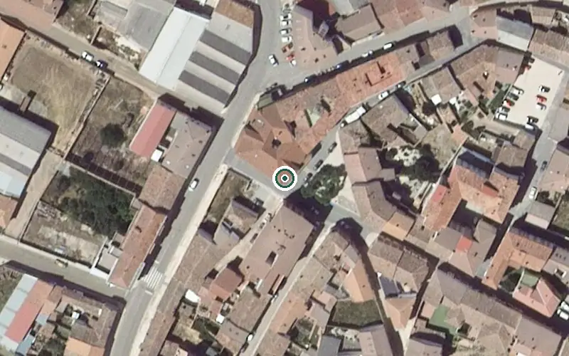 Vista aérea de la ubicación de Residencia de Personas Mayores el Jardin