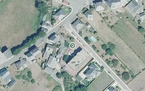 Vista aérea de la ubicación de Residencia para Persoas Maiores No Concello de Trabada