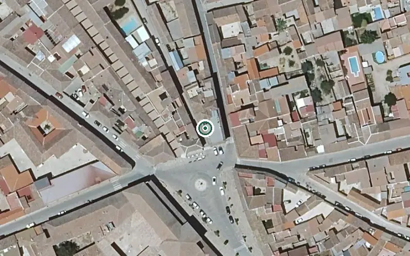 Vista aérea de la ubicación de Residencia de Mayores Hogar Santa María Josefa