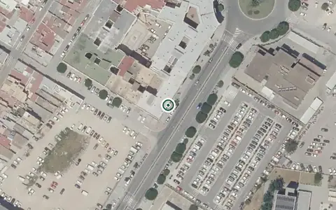 Vista aérea de la ubicación de Centro Residencial para Mayores Cruz Roja Española
