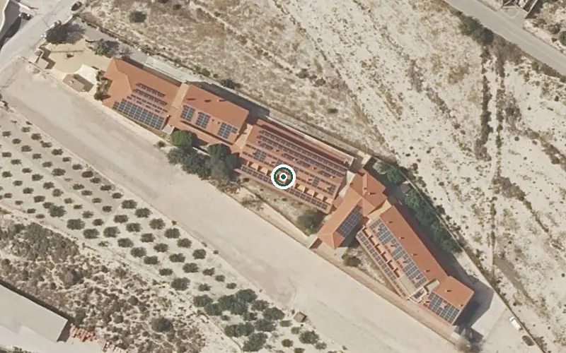 Vista aérea de la ubicación de Altavida