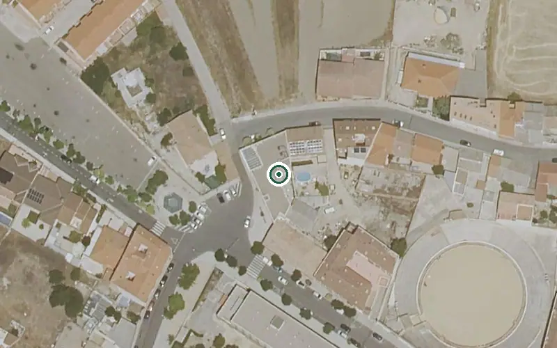 Vista aérea de la ubicación de Centro de Día Sarquavitae Valdeolivas