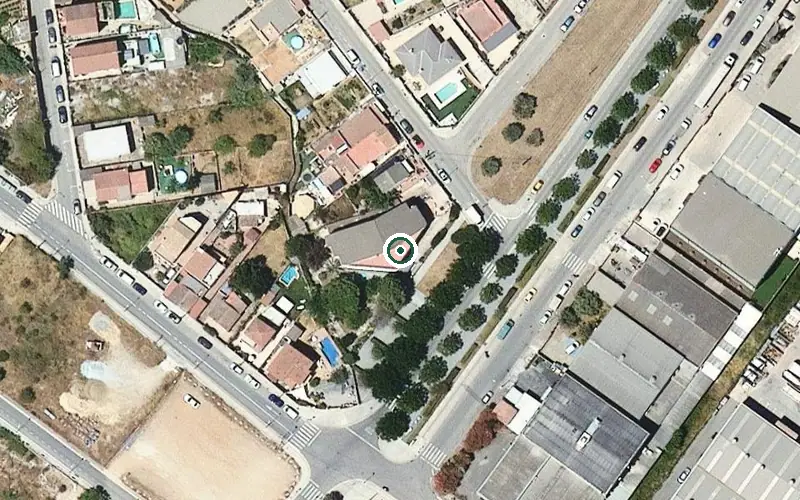 Vista aérea de la ubicación de Residència Onacare Sant Vicenç dels Horts