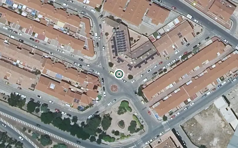 Vista aérea de la ubicación de Residencia de Mayores Nuestra Señora Asunción II