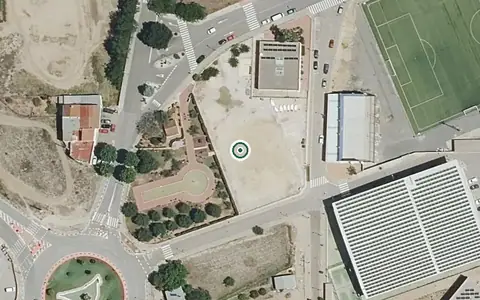 Vista aérea de la ubicación de Colisée Anna