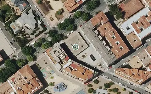 Vista aérea de la ubicación de Centro de Día P.m.d. Ibi