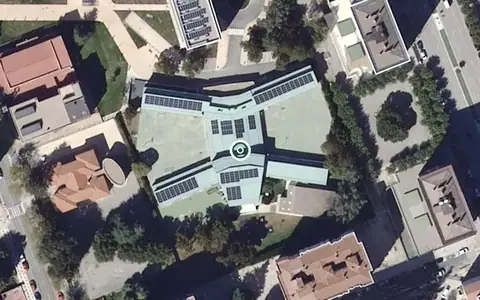 Vista aérea de la ubicación de Cordia Residencia de Personas Mayores Caja de Burgos