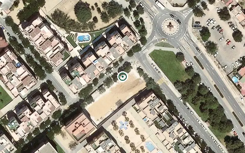 Vista aérea de la ubicación de Residència Amavir Reus