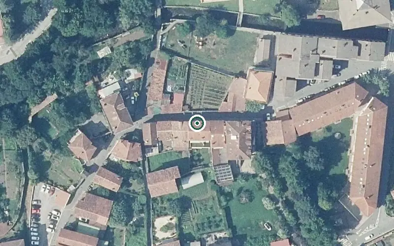 Vista aérea de la ubicación de Residencia Andra Mari