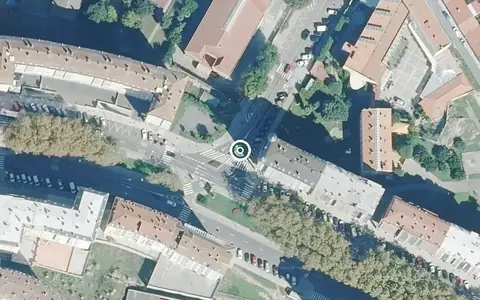 Vista aérea de la ubicación de Residencia la Obra de la Señora
