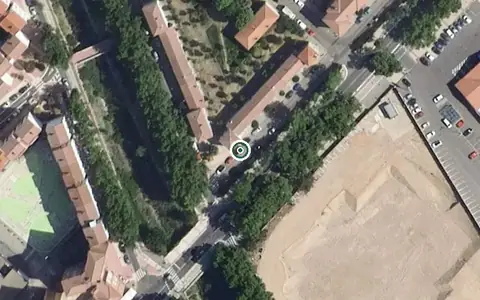 Vista aérea de la ubicación de Centro Residencial Valladolid