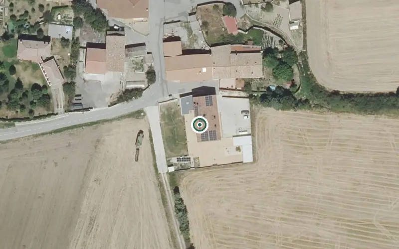 Vista aérea de la ubicación de Residencia Askarza Egoitza