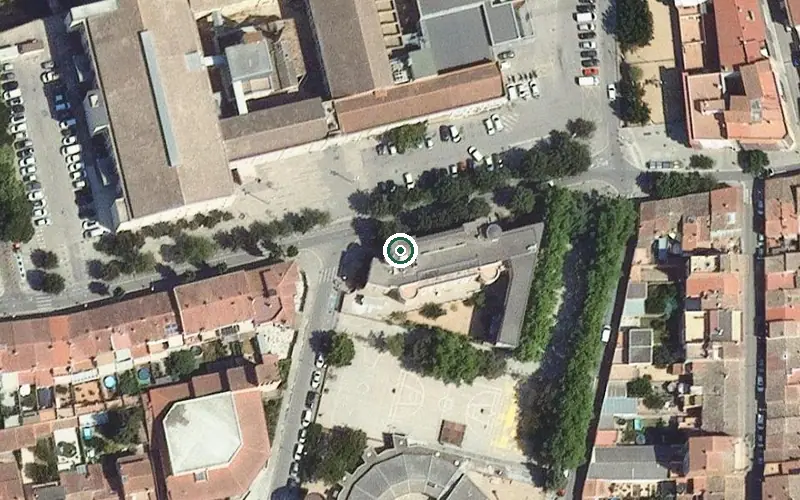 Vista aérea de la ubicación de Residència Les Vetes