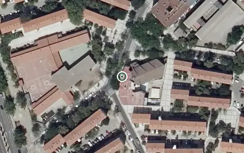 Vista aérea de la ubicación de Residencia Asistencial los Ángeles