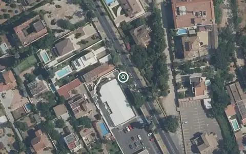 Vista aérea de la ubicación de Centro Residencial para Personas Mayores La Fraternidad