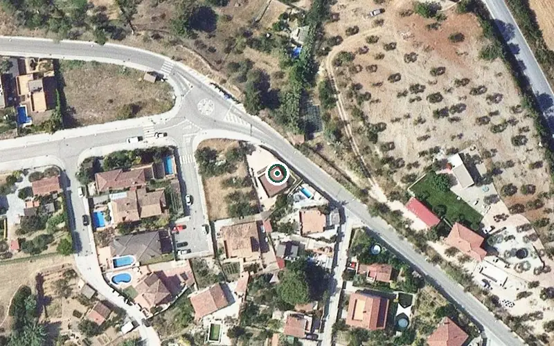 Vista aérea de la ubicación de Residència Conxita Valls