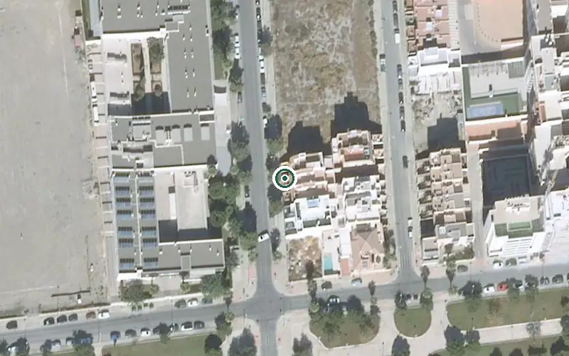 Vista aérea de la ubicación de Residencia de Mayores Virgen de la Esperanza